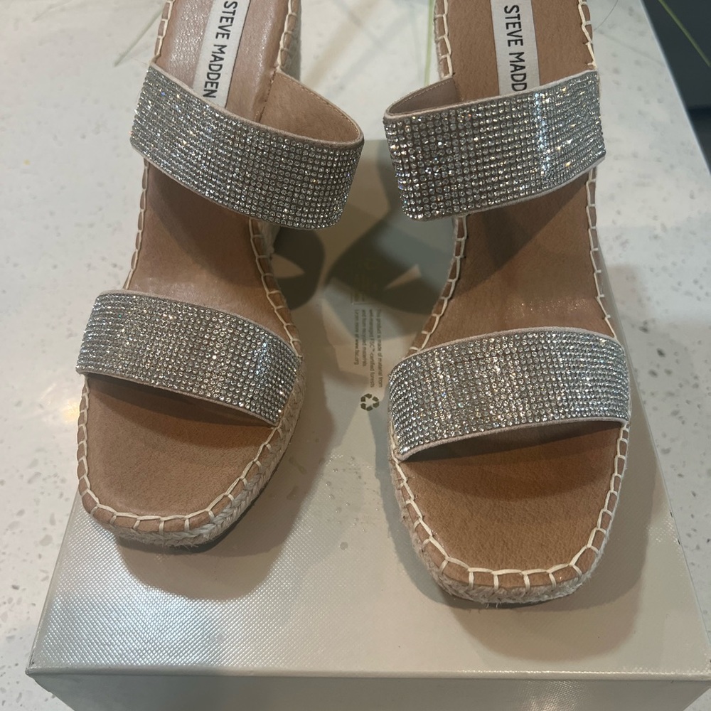 Steve Madden Silver Women's Sandals